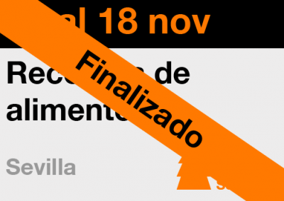 Recogida de alimentos Sevilla 2019