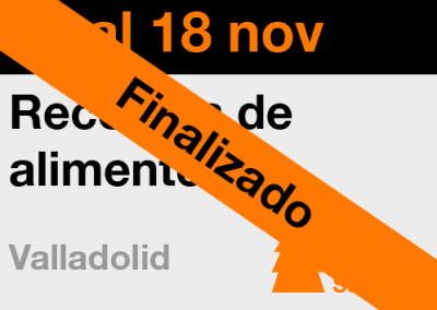 Recogida de alimentos Valladolid 2019